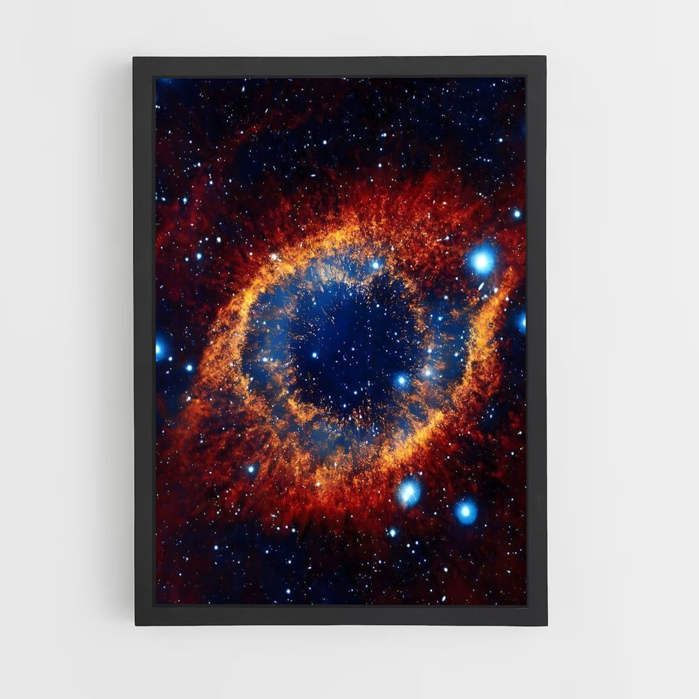 Poster La Nébuleuse Helix – affiche Astronomie (vue 2)